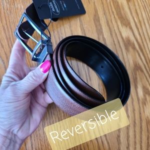👀50% OFF🇮🇹 NWT‼️ Mara Giordani Reversible Leather Belt